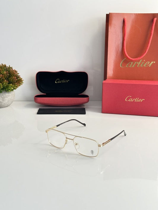 Cartierr Clear Lens Luxury Eyewear Sunglasses