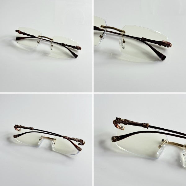 Chromee Heart Gold Copper Sunglasses