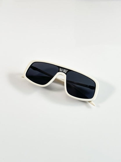 Maybachh Classic Primium White and Black Sunglasses