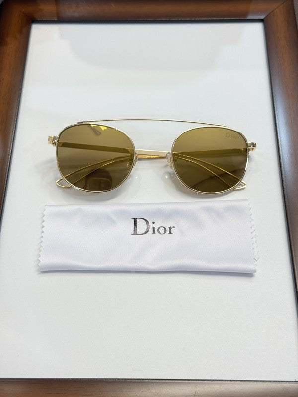 Diorr Exclusive Gold and Mercury Sunglasses