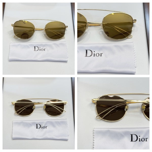 Diorr Exclusive Gold and Mercury Sunglasses