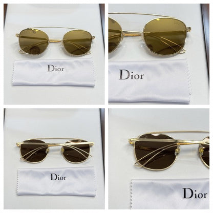 Diorr Exclusive Gold and Mercury Sunglasses