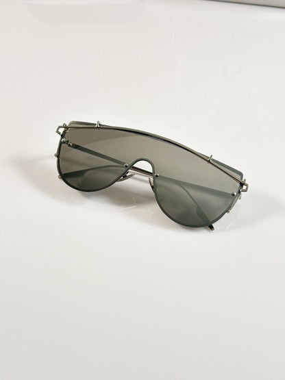 Diorr Unique Silver and Mercury Sunglasses