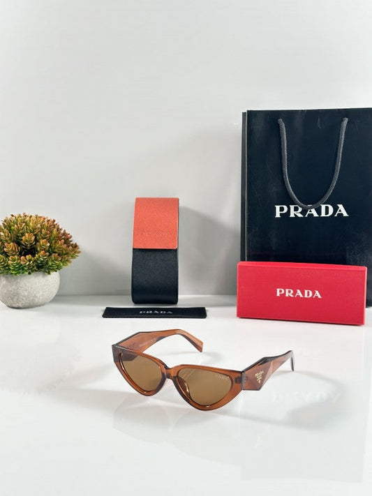 Pradaa Sophisticated Brown Sunglasses