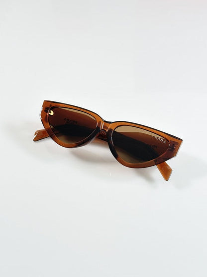 Pradaa Sophisticated Brown Sunglasses