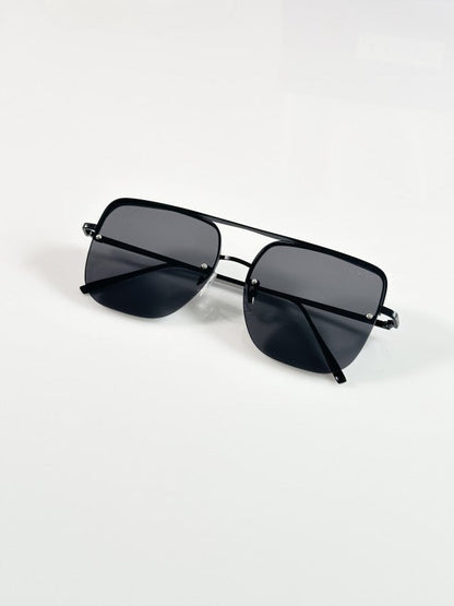 Guccii Black Metal Primium Sunglasses
