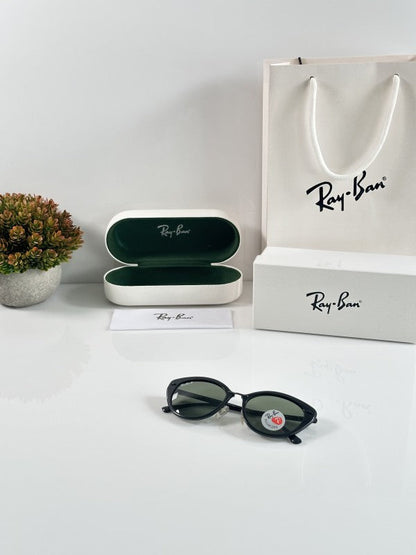 Raybann Aviator Black Green Sunglasses