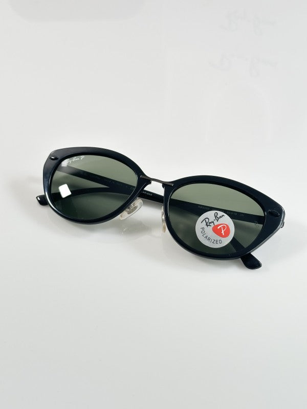 Raybann Aviator Black Green Sunglasses