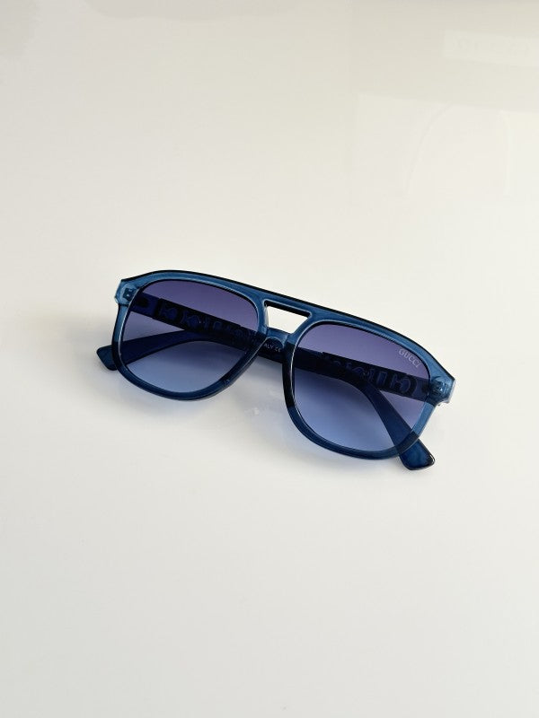 Guccii Blue Elegant Sunglasses