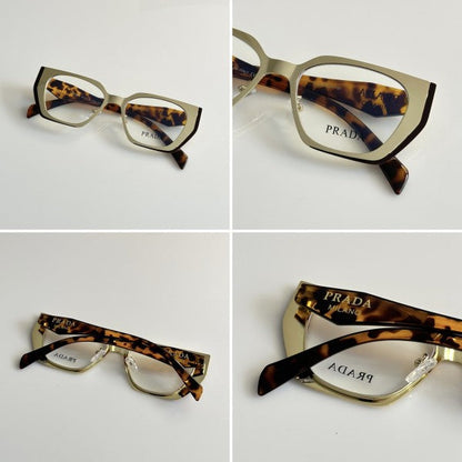 Pradaa Luma Gold Unisex Sunglasses
