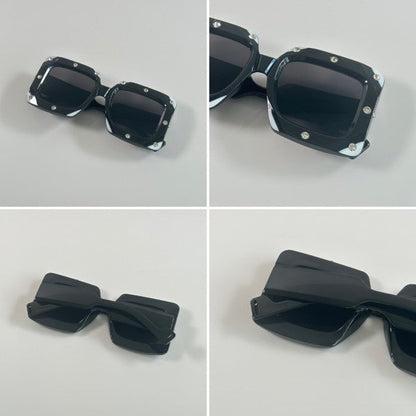 Guccii Luxury Black Woman Sunglasses