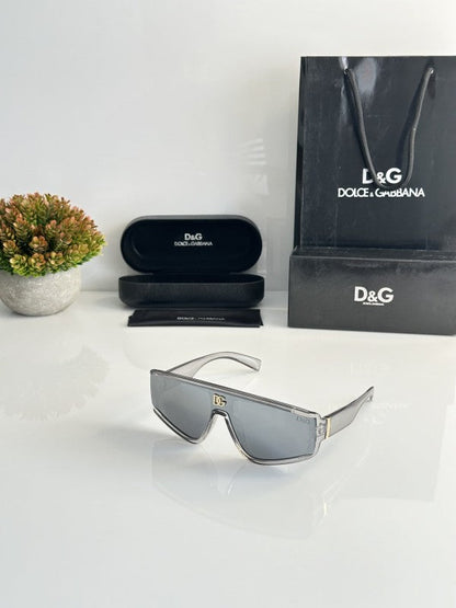 Dolce & Gabbana Gray and Silver Mercury Sunglasses