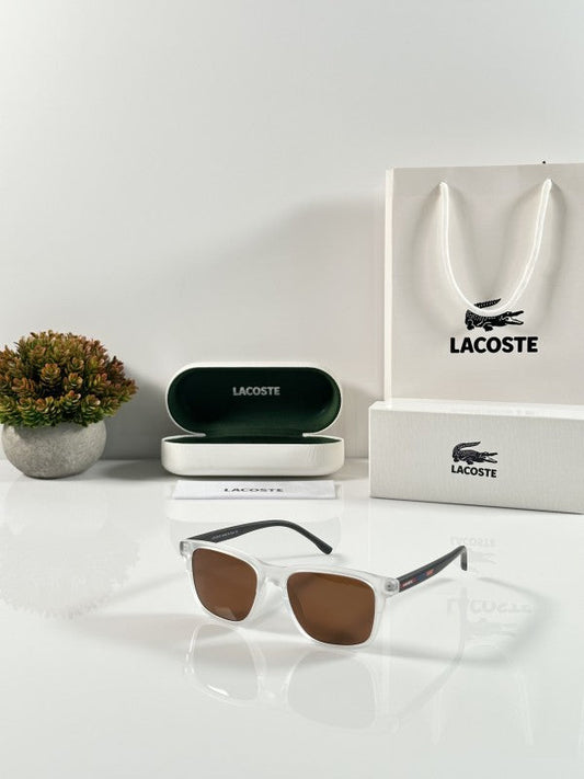 Lacosste Unisex Ice and Brown Sunglasses