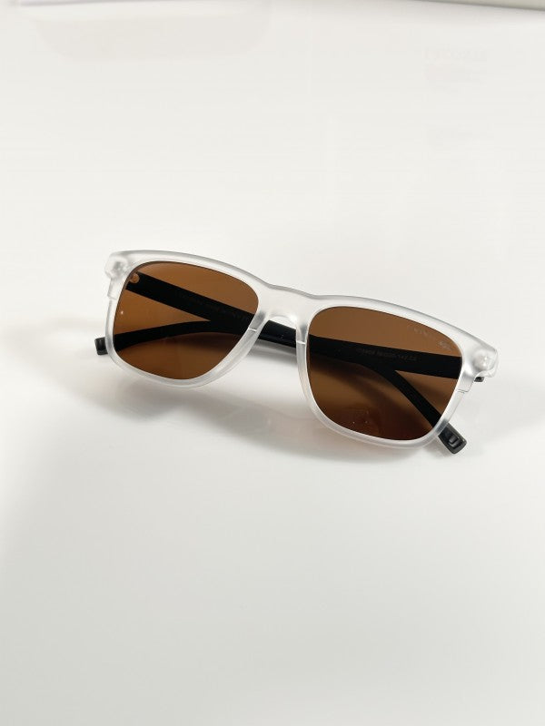 Lacosste Unisex Ice and Brown Sunglasses