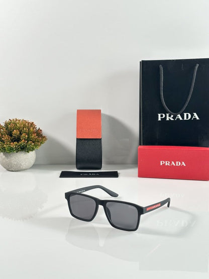 Pradaa Luxe Black Sunglasses