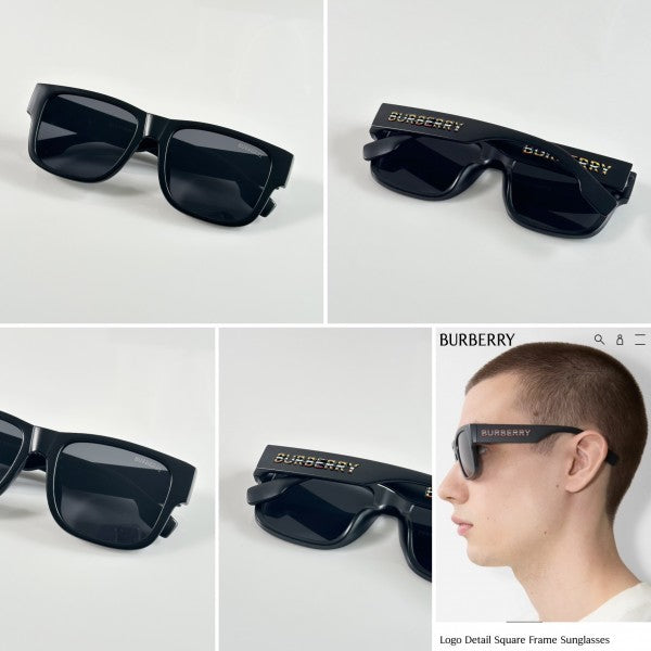Burberryy Exclusive Black and Black Sunglasses