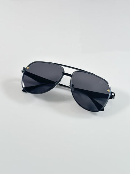 Maybachh Exclusive Metalic Black Sunglasses