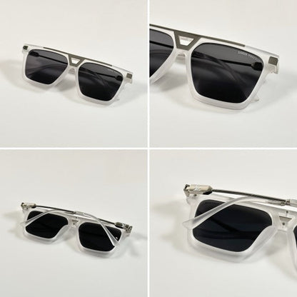 Louiis Vuitton Asthetic Ice and Black Sunglasses
