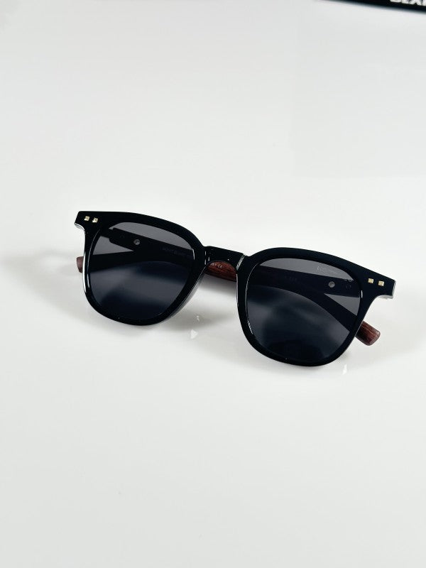 Montt Blancc Woodan Gold and Black Sunglasses