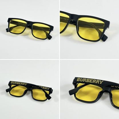 Burrberry Primium Black and Yellow Sunglasses