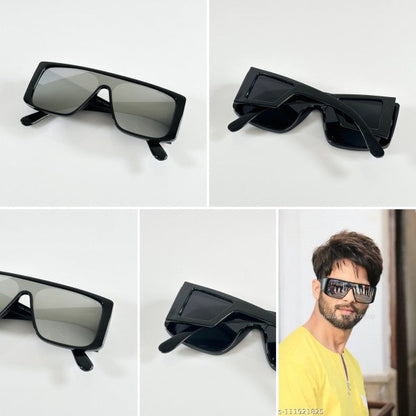 Tomforrd Unisex Black Silver Mercury Sunglasses