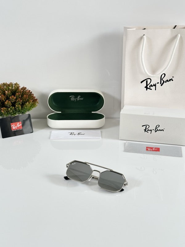 Raybann  Primium Silver and Mercury Sunglasses