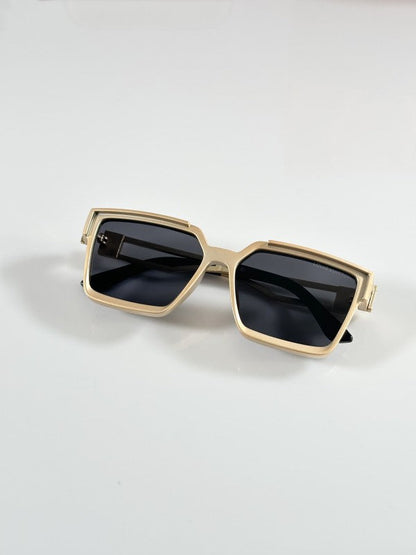 Louiis Vuiitton Gold Black Sunglasses