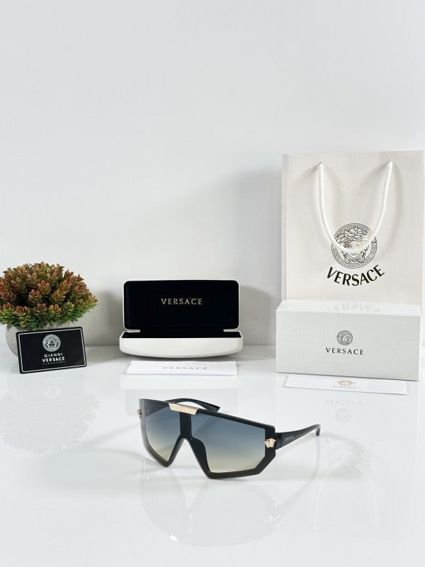 Versacce Black and Green Sunglasses