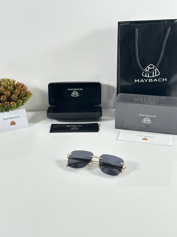 Maybachh Primium Gold and Black Sunglasses