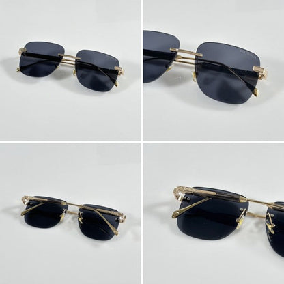 Maybachh Primium Gold and Black Sunglasses