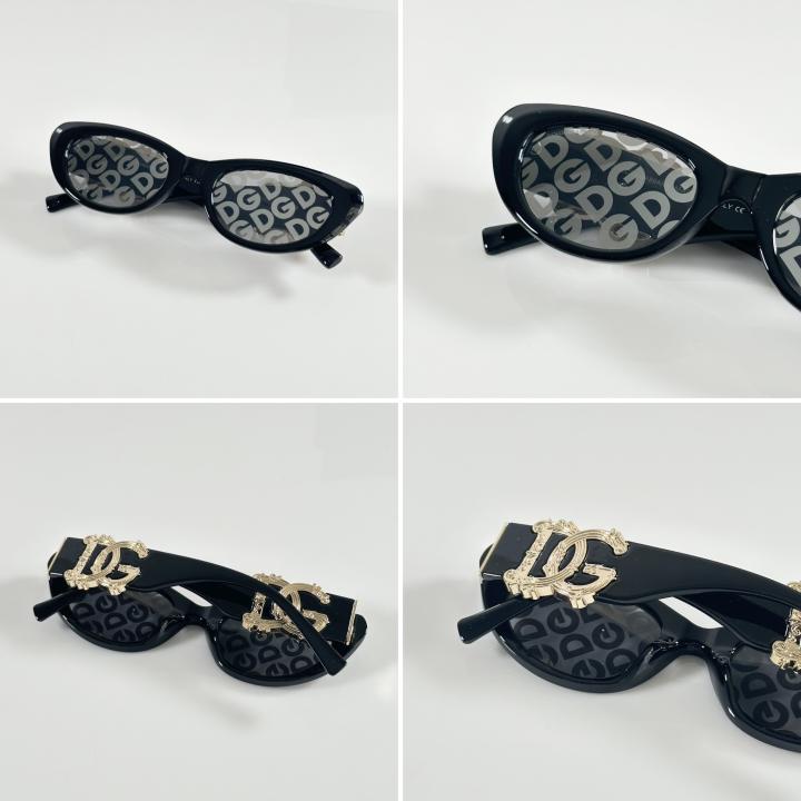 Dolcce & Gabbana Uniqe Printed Black Sunglasses