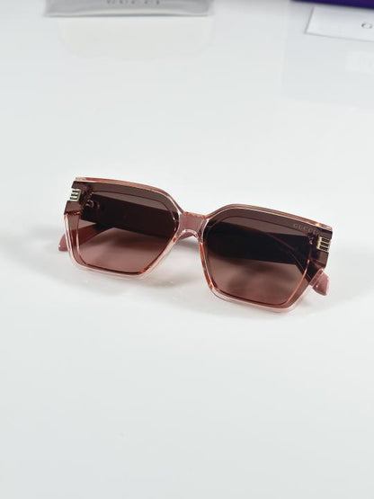 Guccii Luxury Pink Square Sunglasses