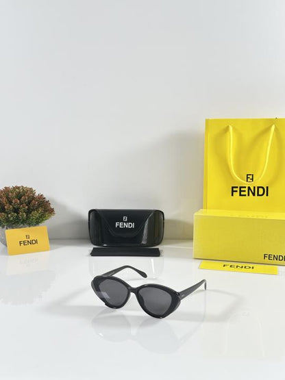 Fendii Classic Water Black Sunglasses