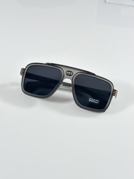 Guccii Primium Grey Glasses Elegent Sunglasses