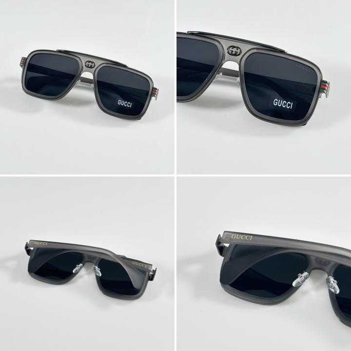 Guccii Primium Grey Glasses Elegent Sunglasses