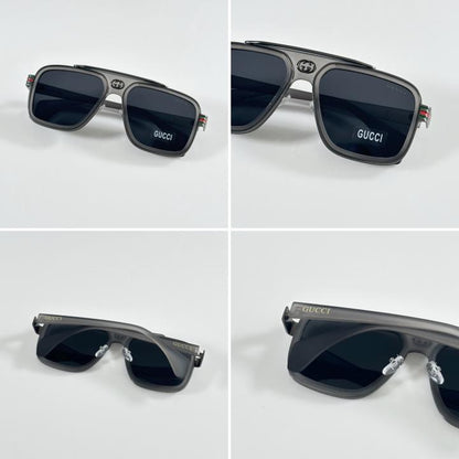 Guccii Primium Grey Glasses Elegent Sunglasses