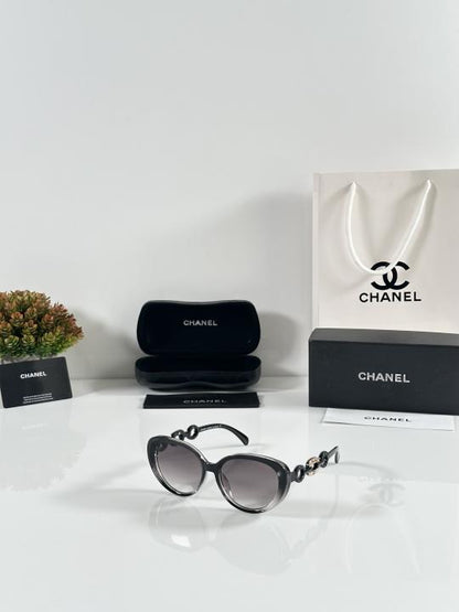 Chanell Woman Water Black Primium Sunglasses