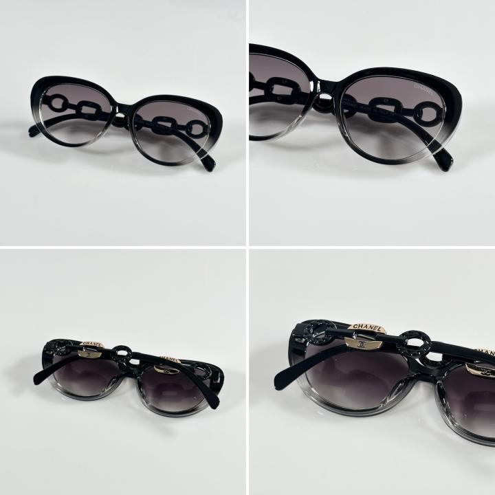 Chanell Woman Water Black Primium Sunglasses