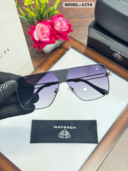 MAYBACHH PRIMIUM SILVER BLACK SUNGLASSES